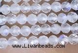 CTG1402 15.5 inches 2mm faceted round white moonstone beads wholesale