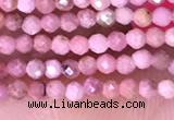 CTG1431 15.5 inches 2mm faceted round Chinese rhodochrosite beads