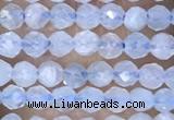 CTG1441 15.5 inches 2mm faceted round aquamarine beads wholesale