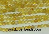 CTG151 15.5 inches 3mm round tiny yellow agate beads wholesale