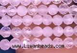 CTG1600 15.5 inches 2.5mm faceted round tiny white moonstone beads