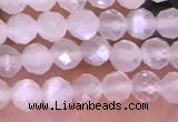 CTG1601 15.5 inches 3mm faceted round tiny white moonstone beads