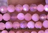 CTG1645 15.5 inches 3mm faceted round tiny moonstone beads