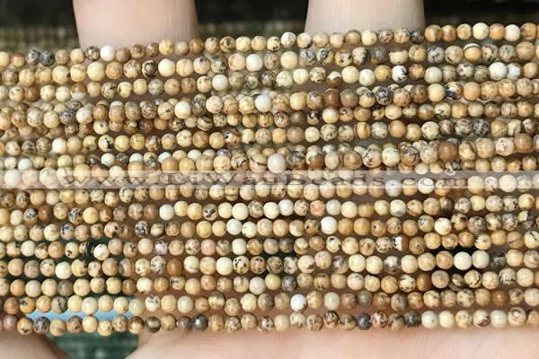 CTG2012 15 inches 2mm,3mm picture jasper beads