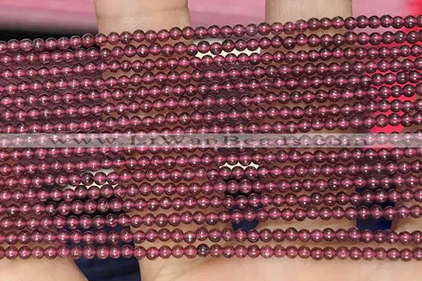 CTG2071 15 inches 2mm,3mm red garnet gemstone beads