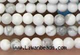 CTG2087 15 inches 2mm,3mm natural white howlite gemstone beads