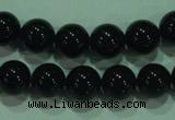 CTG21 15.5 inches 6mm round B grade black agate beads wholesale