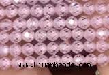 CTG2101 15 inches 2mm faceted round tiny quartz glass beads