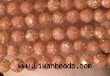 CTG2136 15 inches 2mm,3mm faceted round goldstone beads