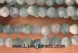 CTG2154 15 inches 2mm,3mm faceted round amazonite gemstone beads