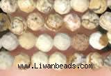 CTG2213 15 inches 2mm,3mm faceted round picture jasper beads