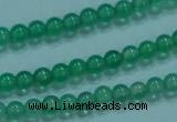 CTG24 15.5 inch 3mm round tiny pale green agate beads wholesale