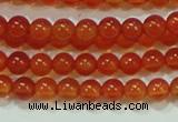 CTG37 15.5 inches 2mm round grade A tiny red agate beads wholesale