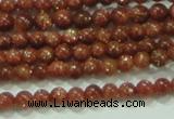 CTG40 15.5 inches 2mm round tiny goldstone beads wholesale