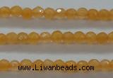 CTG407 15.5 inches 2mm faceted round tiny dyed candy jade beads