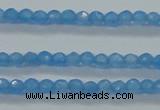 CTG409 15.5 inches 2mm faceted round tiny dyed candy jade beads