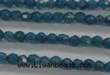 CTG410 15.5 inches 2mm faceted round tiny dyed candy jade beads