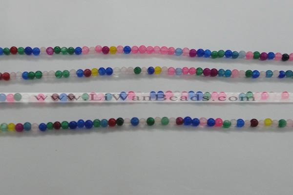 CTG438 15.5 inches 2mm round tiny dyed candy jade beads wholesale