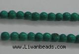 CTG442 15.5 inches 3mm round tiny natural turquoise beads wholesale