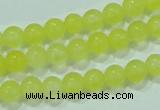 CTG58 15.5 inches 2mm round tiny dyed white jade beads wholesale