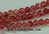 CTG59 15.5 inches 2mm round tiny dyed white jade beads wholesale