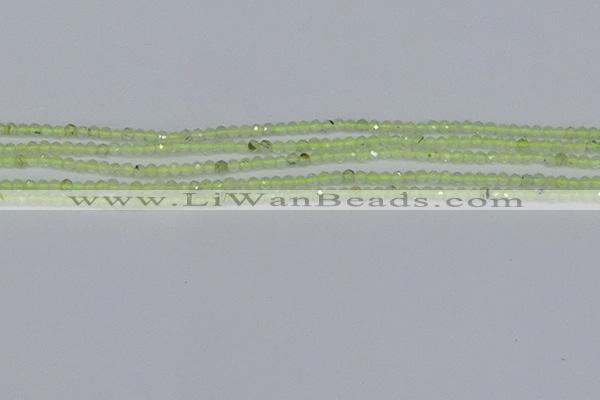 CTG631 15.5 inches 2mm faceted round prehnite gemstone beads