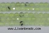 CTG632 15.5 inches 3mm faceted round prehnite gemstone beads