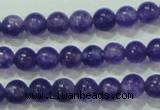 CTG65 15.5 inches 3mm round tiny dyed white jade beads wholesale