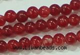 CTG67 15.5 inches 3mm round tiny dyed white jade beads wholesale