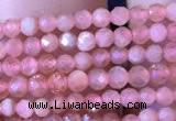 CTG715 15.5 inches 2mm faceted round tiny rhodochrosite beads