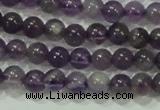 CTG72 15.5 inches 3mm round grade AB tiny amethyst beads wholesale