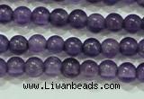 CTG73 15.5 inches 3mm round grade A tiny amethyst beads wholesale