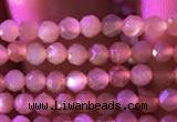 CTG737 15.5 inches 3mm faceted round tiny sunstone beads