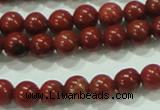 CTG75 15.5 inches 3mm round tiny red brick beads wholesale