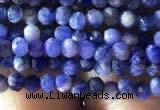 CTG778 15.5 inches 2mm faceted round tiny sodalite beads wholesale