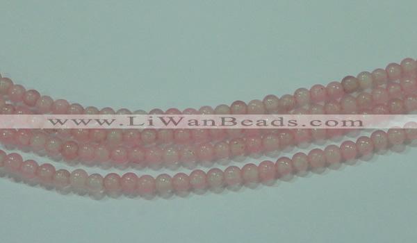 CTG80 15.5 inches 3mm round tiny dyed white jade beads wholesale