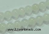 CTG84 15.5 inches 3mm round tiny white jade beads wholesale