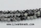 CTJ01 16 inches 4mm round black water jasper beads wholesale