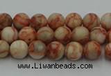 CTJ700 15.5 inches 4mm round red net jasper beads wholesale