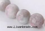 CTO17 15 inches 12mm round natural tourmaline beads wholesale