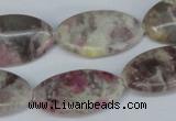 CTO213 15.5 inches 16*28mm marquise pink tourmaline gemstone beads