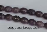 CTO230 15.5 inches 8*10mm rice tourmaline gemstone beads