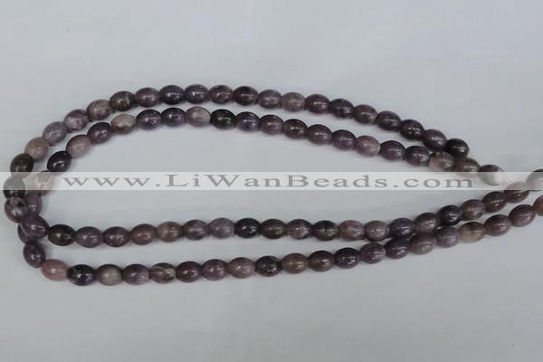 CTO230 15.5 inches 8*10mm rice tourmaline gemstone beads