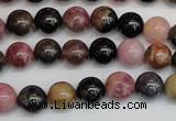 CTO358 15.5 inches 9mm round natural tourmaline gemstone beads