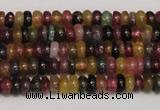 CTO375 15.5 inches 2*5mm rondelle natural tourmaline gemstone beads