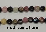 CTO39 15.5 inches 7*7mm heart natural tourmaline beads wholesale