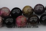 CTO391 15.5 inches 13mm round natural tourmaline gemstone beads