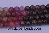 CTO621 15.5 inches 5mm round tourmaline gemstone beads wholesale