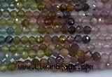 CTO736 15 inches 2.5mm faceted round tourmaline beads