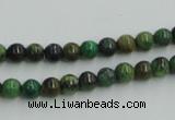 CTP02 15.5 inches 6mm round yellow green pine gemstone beads wholesale